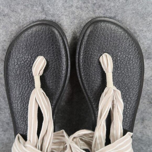 Sanuk Shoes Womens 11 Sandals Yoga Sling Casual Comfort Fashion Active Striped - Picture 6 of 10